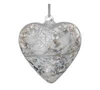 Sienna Glass 8Cm Friendship Heart For Our Bridesmaid Pastel Silver Silver