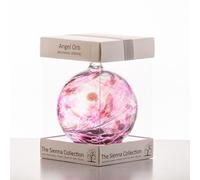 Sienna Glass Angel Orb - Archangel Jeremiel - Amethyst