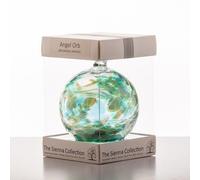 Sienna Glass Angel Orb - Archangel Raphael - Emerald