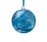 Sienna Glass Angel Orb - Archangel Sandalphon Turquoise In Blue Blue
