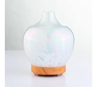 Sienna Glass Atomiser Aroma Diffuser White Sienna Glass White