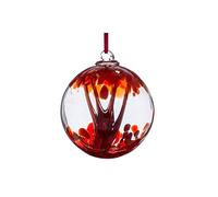 Sienna Glass Attraction Orb - Handcrafted Mouth-Blown Glass Ornament - Strength - Hanging Window Decoration - Keepsake Gift Boxed with Ribbon