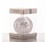 Sienna Glass Birthstone Ball - April - Diamond