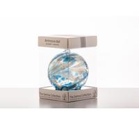Sienna Glass December Birthstone Glass Friendship Ball-Turquoise, 11 x 11 x 14 cm