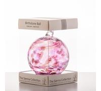 Sienna Glass Birthstone Ball - February - Amethyst