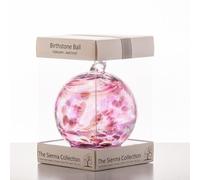 Sienna Glass BB10FEB February Birthstone Friendship Ball, Amethyst