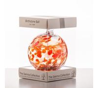 Sienna Glass BB10JUL July Birthstone Friendship Ball, Ruby