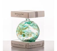 Sienna Glass Birthstone Ball May Emerald Emerald