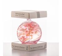 Sienna Glass Birthstone Ball - October - Pink Tourmaline