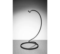 Sienna Glass Black Metal Ornament Stand Medium Black
