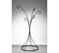 Sienna Glass Black Multi Ornament Stand Black