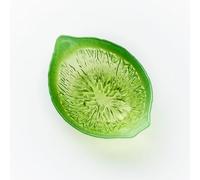 Sienna Glass Decorative Lime Green Fused Glass Bowl - Handcrafted Glass Art Dish - 15cm Modern Table Décor Accent - Unique Handmade Gift for Home or Office