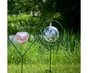 Sienna Glass Garden Display Stand - Circular