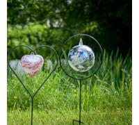 Sienna Glass Garden Display Stand - Handcrafted Metal Ornament Holder - Elegant 50cm Tall Stand for Hanging Glass Decorations - Ideal for Indoor and Outdoor Home Décor