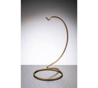Sienna Glass Gold Metal Ornament Stand Medium Gold One Size