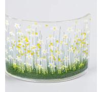 Sienna Glass Handmade Fused Glass - Daisy Curve By Pam Peters Designs