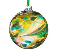 Sienna Glass Happy Easter 10Cm Friendship Ball Peridot In Green Green One Size