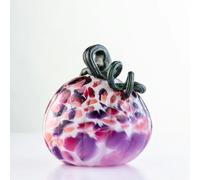 Sienna Glass Harvest Pumpkin - Pink