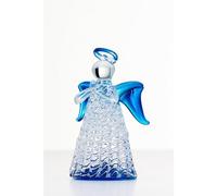 Sienna Glass Keepsake Angel - Blue - Handcrafted Glass Angel Figurine - Small Ornament with Gift Box - Memorial or Spiritual Gift Idea