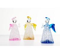 Sienna Glass Keepsake Angel Pink Pink