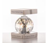Sienna Glass Mother's Day 10cm Spirit Ball Pastel Silver Sienna Glass Silver