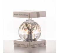 Sienna Glass Mother's Day 10Cm Spirit Ball Pastel Silver Silver