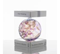 Sienna Glass Pearl Wedding Anniversary Gift Friendship Ball In Pale Pink Pale Pink