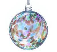 Sienna Glass Personalised Friendship Ball - Custom Glass Keepsake - Peacock