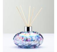 Sienna Glass Reed Diffuser - Blue & Pink - Oval