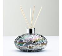 Sienna Glass Reed Diffuser - Silver - Oval