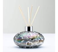 Sienna Glass Reed Diffuser Silver Oval Silver