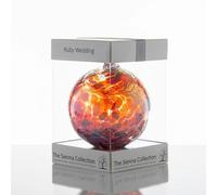 Sienna Glass Ruby Wedding Anniversary Gift Friendship Ball