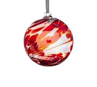 Sienna Glass 10cm Friendship Ball 40th Wedding Anniversary Ruby