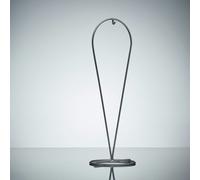 Sienna Glass Silver Droplet Display Stand - Fits Droplets Only (Elegant Glass Display)