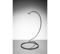 Sienna Glass Silver Metal Ornament Stand Medium Sienna Glass Silver