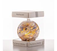Sienna Glass Wedding Gift Friendship Ball - Pastel Gold