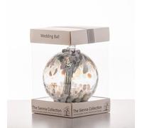Sienna Glass Wedding Gift Spirit Ball Pastel Silver Silver