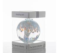 Sienna Glass Wedding Gift Spirit Ball White White