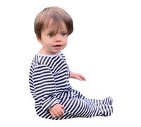 Sienna Gray Zip Up Baby Sleepsuit, Baby Footed Pyjamas with Mitten Cuffs, 100% Cotton Baby Grow (3-6 Months)
