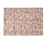 Sienna Rugs Living Room 120 x 170 Medium Fluffy Rug, Zebra Natural/Brown | Anti Slip Shaggy Rugs for Bedroom Home Décor Bedside Rug for Kids Bedroom Nursery Soft Thick Pile Non Shedding Floor Carpet