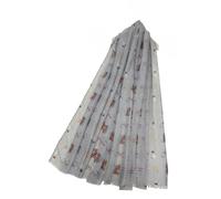 Sienna Shaun Amsterdam Netherlands Cityscape Print Scarf with Frayed Edges |Elegant and Stylish 70 x 180 cm Scarf | Women Lightweight Cotton-Polyester Blend