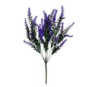 Sienna Shaun Artificial Heather Bush 90 cm | Realistic Faux Heather Plant | Indoor & Outdoor Decorative Greenery | UV Resistant Plastic Heather Shrub (Green Purple)
