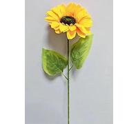 Sienna Shaun Artificial Tall Sunflower Stem - 1m Giant Faux Flower - Indoor Outdoor Pack Options (1)