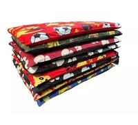 Sienna Shaun Flat Dog Cushion Bed - Assorted Colours, Fibre Filled, Machine Washable, 3 Sizes (S)
