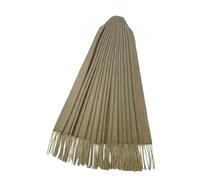 Sienna Shaun Versatile Scarf Soft Plain Wool Tassel Blanket Wrap in Warm Tones | The Unique Combination of Fashion, Function, and Warmth (Stone)