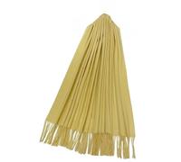 Sienna Shaun Versatile Scarf Soft Plain Wool Tassel Blanket Wrap in Warm Tones | The Unique Combination of Fashion, Function, and Warmth (Pale Yellow)