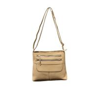 Sienna Shaun Women’s Shoulder Handbag - Stylish Multi-Pocket Crossbody Messenger Purse C8790 (Apricot)