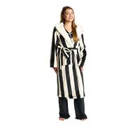 Sienna Super Soft Flannel Fleece Hooded Dressing Gown Womens Sherpa Lined Fluffy Luxurious Comfy Cosy Bathrobe Gifts for Mum