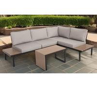 Sienna Three Way Interchanging Grey Garden Furniture Set