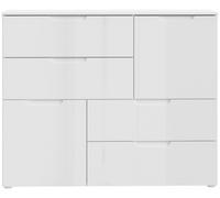 Sienna White Gloss Multi Drawer Cabinet